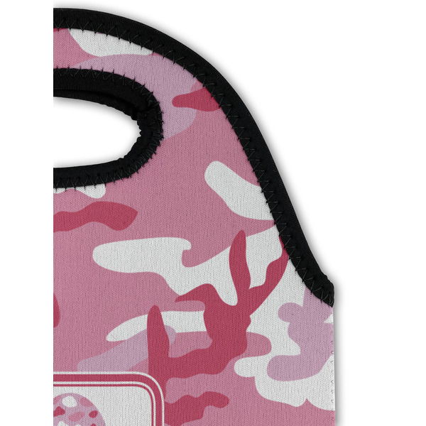 Pink Camo Double Wine Tote - Detail 1 (new)