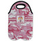 Pink Camo Double Wine Tote - Flat (new)