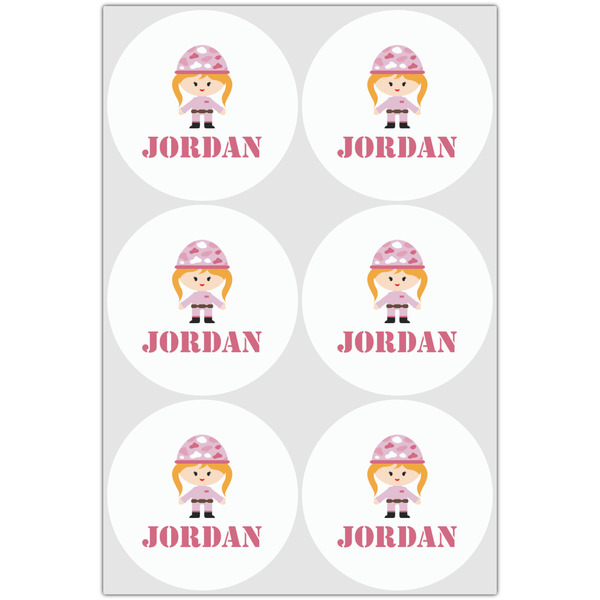 Pink Camo Drink Topper - Large - Set of 6