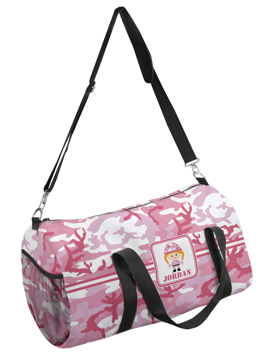 Pink Camo Duffel Bag Small (Personalized) YouCustomizeIt