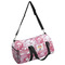 Pink Camo Duffle bag with side mesh pocket
