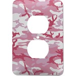 Pink Camo Electric Outlet Plate