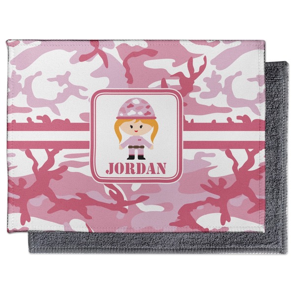 Pink Camo Electronic Screen Wipe - Flat