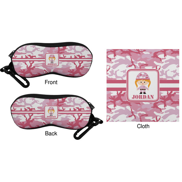 Pink Camo Eyeglass Case & Cloth (Approval)