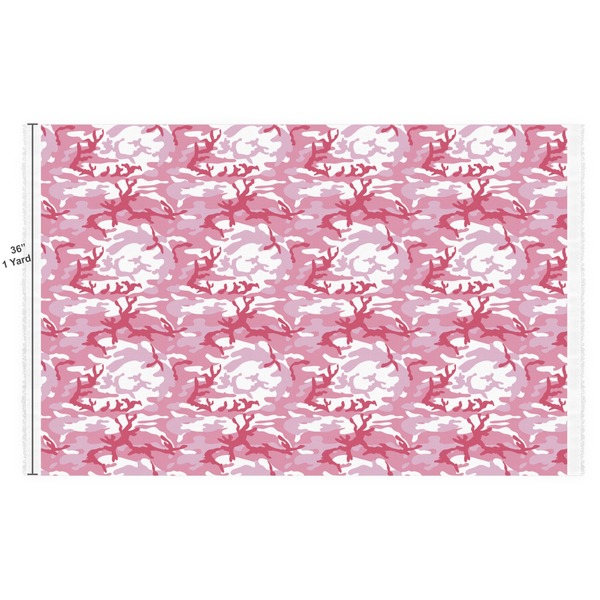 Pink Camo Fabric Full Yard
