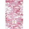 Pink Camo Finger Tip Towel - Full View