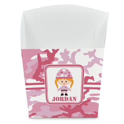 Pink Camo French Fry Favor Boxes (Personalized)