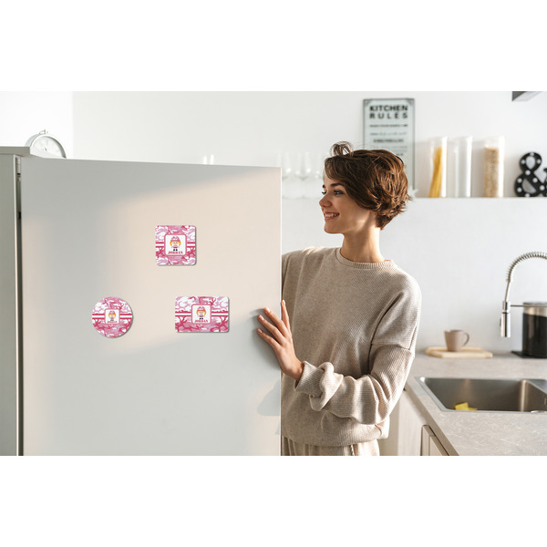 Pink Camo Fridge Magnets - LIFESTYLE (all)