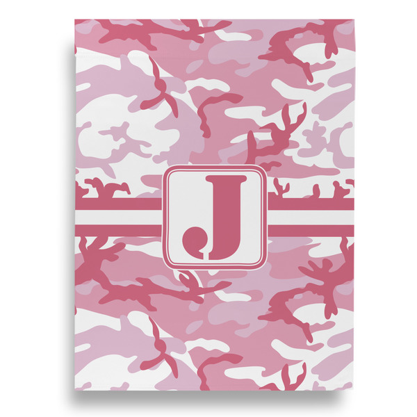Pink Camo Garden Flags - Large - Double Sided - BACK