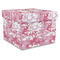 Pink Camo Gift Boxes with Lid - Canvas Wrapped - X-Large - Front/Main