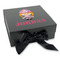 Pink Camo Gift Boxes with Magnetic Lid - Black - Front (angle)