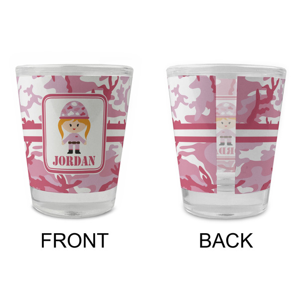 Pink Camo Glass Shot Glass - Standard - APPROVAL