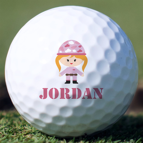 Custom Pink Camo Golf Balls (Personalized)