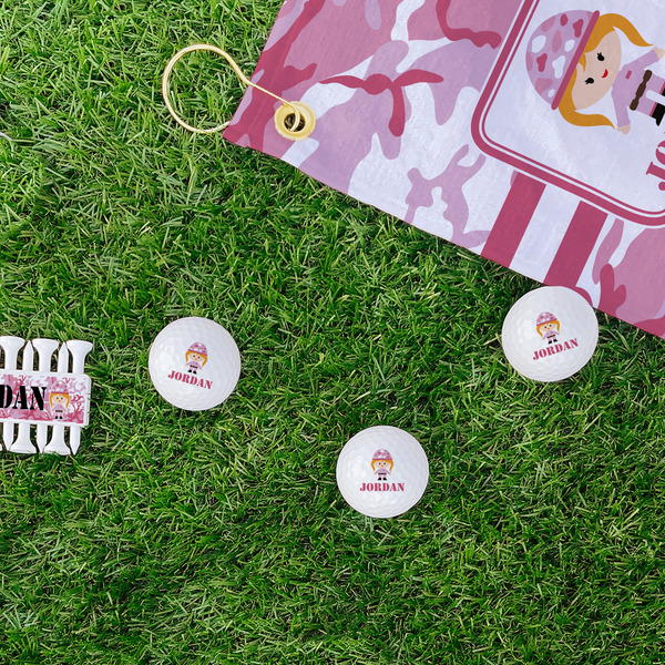 Pink Camo Golf Balls - Generic - Set of 3 - LIFESTYLE