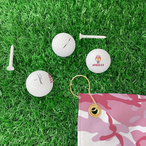 Pink Camo Golf Balls - Titleist - Set of 3 - LIFESTYLE