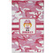 Pink Camo Golf Towel (Personalized) - APPROVAL (Small Full Print)