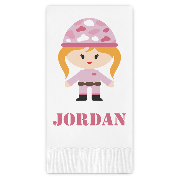 Custom Pink Camo Guest Towels - Full Color (Personalized)