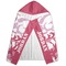 Pink Camo Hooded Towel - Folded