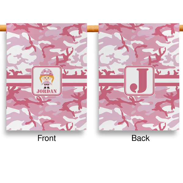 Pink Camo House Flags - Double Sided - APPROVAL