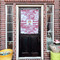Pink Camo House Flags - Double Sided - (Over the door) LIFESTYLE