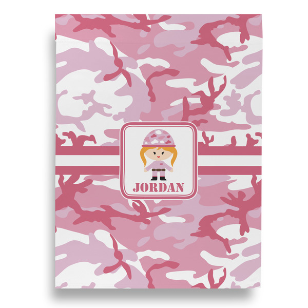 Pink Camo House Flags - Single Sided - FRONT
