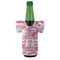 Pink Camo Jersey Bottle Cooler - FRONT (on bottle)