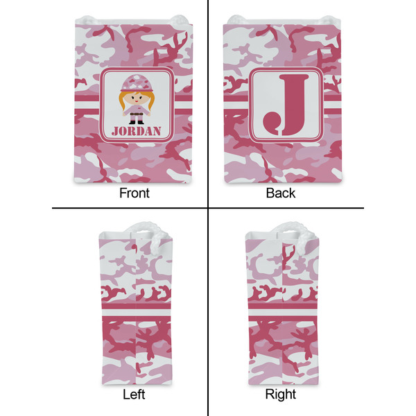 Pink Camo Jewelry Gift Bag - Gloss - Approval