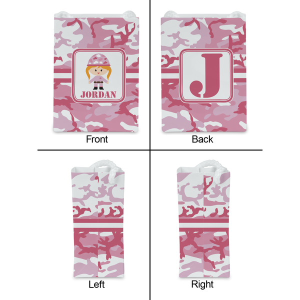 Pink Camo Jewelry Gift Bag - Matte - Approval