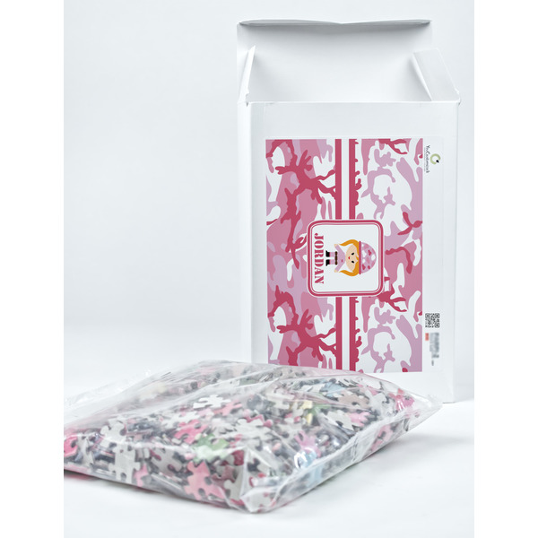 Pink Camo Jigsaw Puzzle 1014 Piece - Box