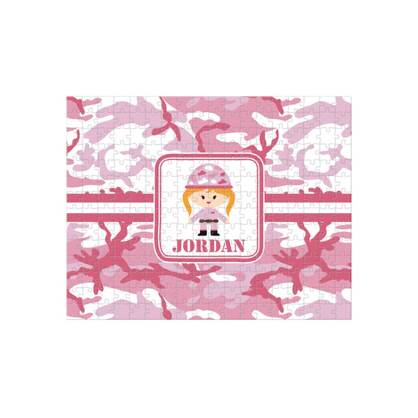 Custom Pink Camo 252 pc Jigsaw Puzzle (Personalized)
