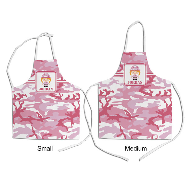 Pink Camo Kid's Aprons - Comparison