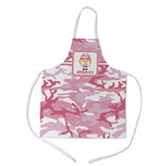 Pink Camo Kid's Apron w/ Name or Text