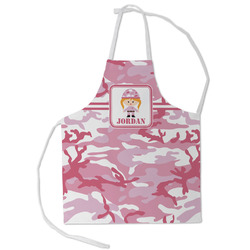 Pink Camo Kid's Apron - Small (Personalized)