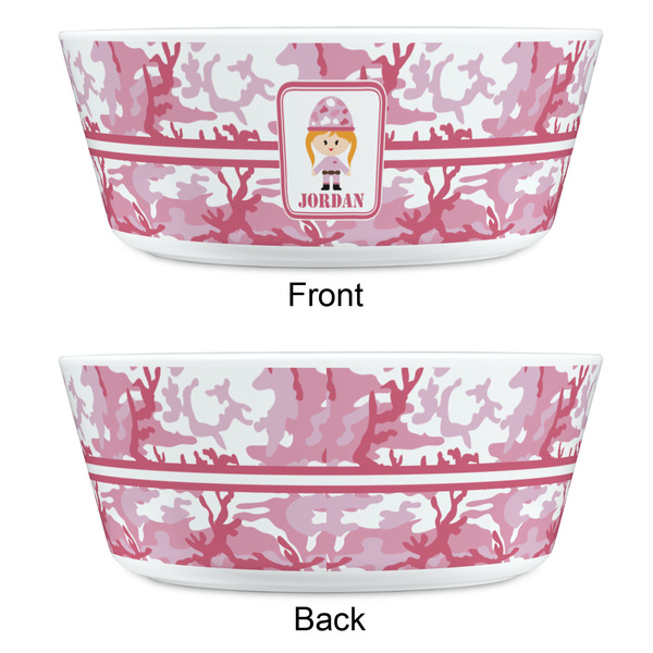 Pink Camo Kids Bowls - APPROVAL