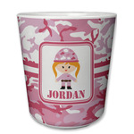 Pink Camo Plastic Tumbler 6oz (Personalized)