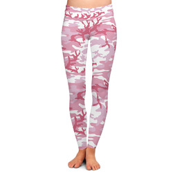 Pink Camo Ladies Leggings - 2X-Large