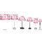 Pink Camo Lamp Full View Size Comparison