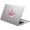 Pink Camo Laptop Decal