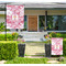 Pink Camo Large Garden Flag - Single Sided (Personalized)