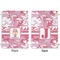 Pink Camo Large Laundry Bag - Front & Back View