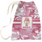 Pink Camo Large Laundry Bag - Front View