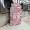 Pink Camo Large Laundry Bag - In Context