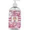 Pink Camo Plastic Soap / Lotion Dispenser (16 oz - Large - White) (Personalized)