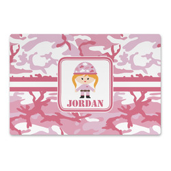 Pink Camo Large Rectangle Car Magnet (Personalized)