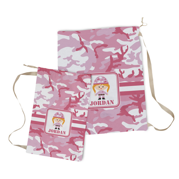 Pink Camo Laundry Bag - Both Bags