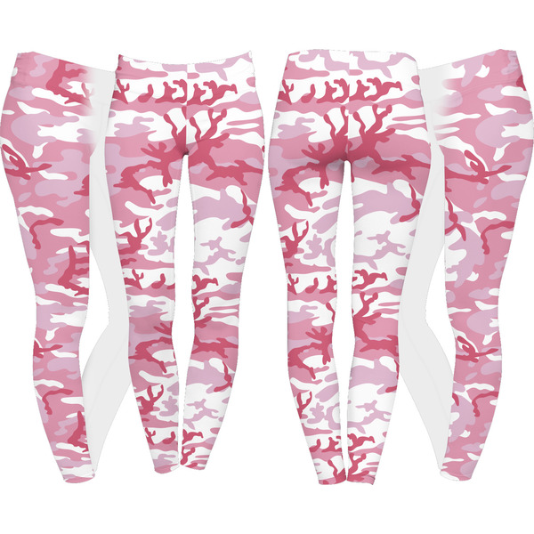Pink Camo Leggings Turn Around - Apvl