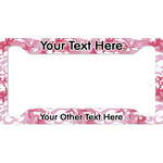 Pink Camo License Plate Frame (Personalized)