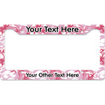 Pink Camo License Plate Frame - Style B (Personalized)