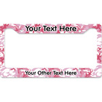 Pink Camo License Plate Frame - Style B (Personalized)