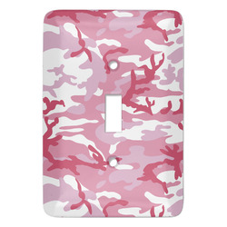 Pink Camo Light Switch Cover
